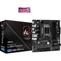 ASRock B760M PG Lightning DDR5 14th, 13th and 12th Gen Micro ATX Motherboard